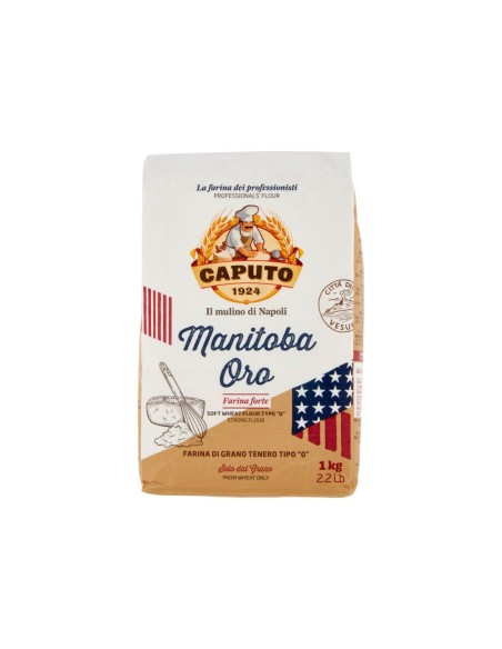 Caputo Flour Manitoba Oro Tipo 0 - 1 Kg - Free shipping delivered to EUROPE and UK