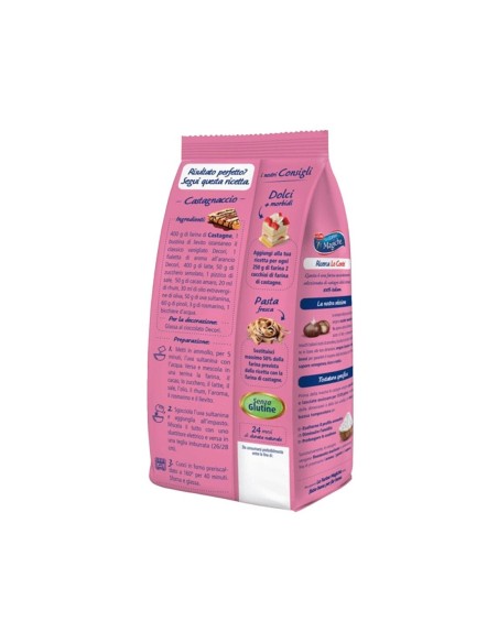 Lo Conte Chestnut Flour - 400 gr - Free shipping delivered to EUROPE and UK