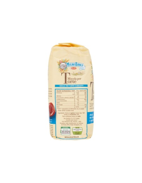 Mulino Bianco Mélange pour Gâteaux - 1Kg - Livraison gratuite en EUROPE et au Royaume-Uni