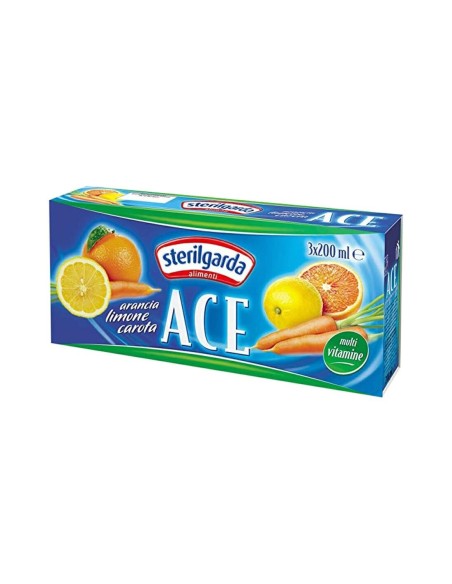 Sterilgarda Fruchtsaft Ace - 3 x 200ml - Kostenloser Versand nach Europa und Großbritannien