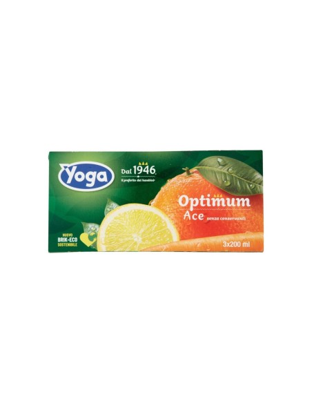 Yoga Fruit Juice Ace - 3 x 200ml - Free shipping delivered to EUROPE and UK