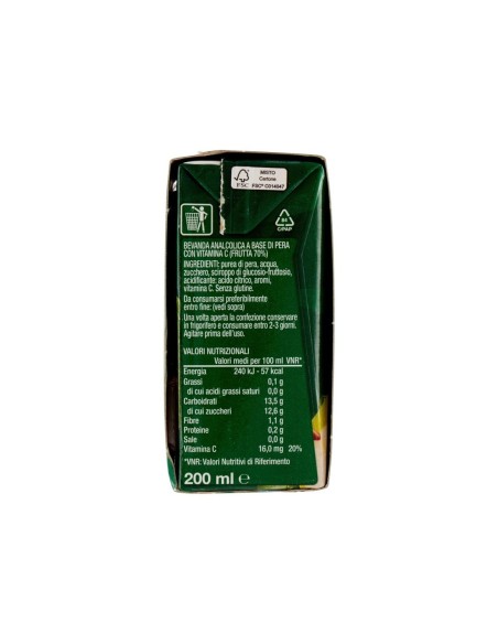 Yoga Succo di Frutta Brik Pera - 3 x 200 ml - Spedizione gratuita consegnata in EUROPA e UK