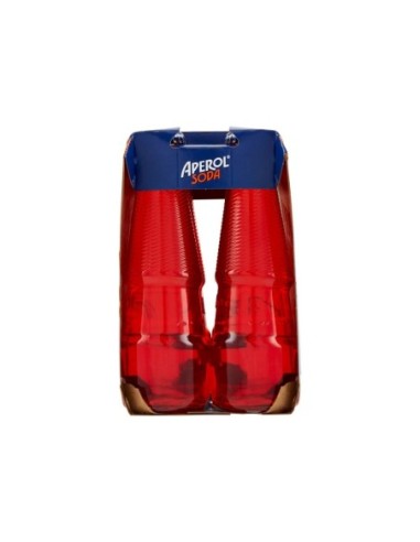 Aperol Soda - 6 x 12.5 cl - Livraison gratuite en EUROPE et au Royaume-Uni