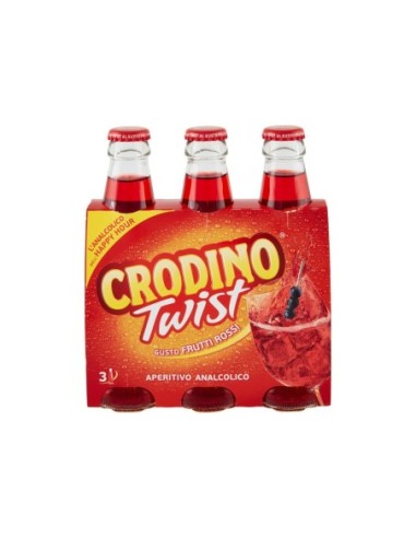 Crodino Twist Rote Früchte - 3 x 17,5 cl - Kostenloser Versand nach Europa und Großbritannien
