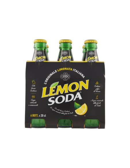 Lemonsoda - 6 x 20 cl - Kostenloser Versand nach Europa und Großbritannien