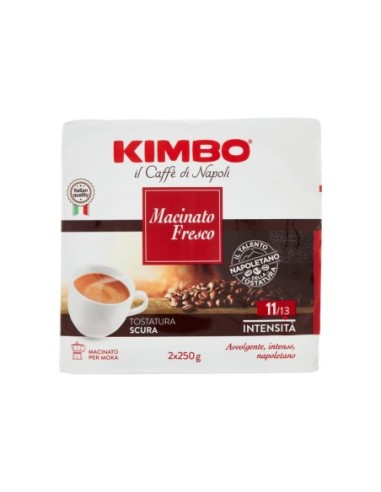 Kimbo Caffe Macinato Fresco - 2 x 250 gr - Kostenloser Versand nach Europa und Großbritannien