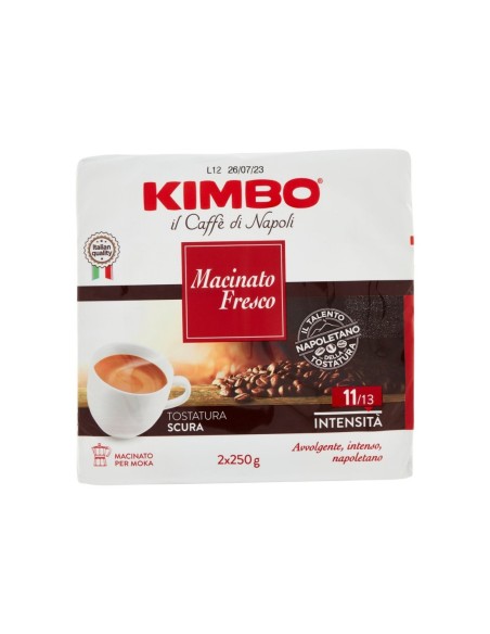 Kimbo Caffe Macinato Fresco - 2 x 250 gr - Kostenloser Versand nach Europa und Großbritannien