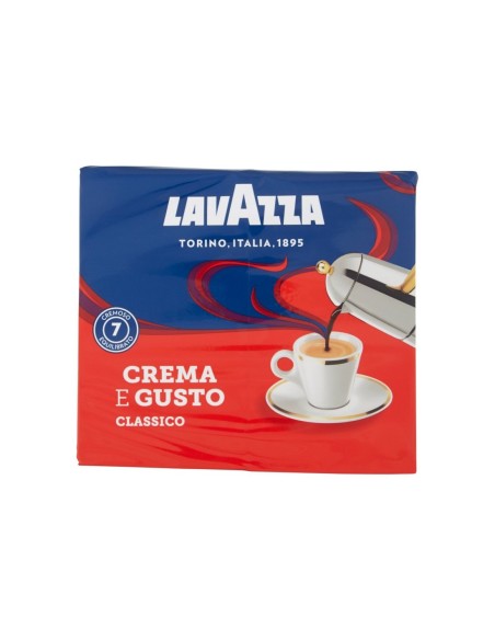 Lavazza Ground Coffee Crema e Gusto - 2 x 250 gr - Free shipping delivered to EUROPE and UK