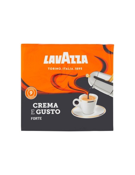 Lavazza Café Moulu Crema e Gusto Forte - 2 x 250 gr - Livraison gratuite en EUROPE et au Royaume-Uni