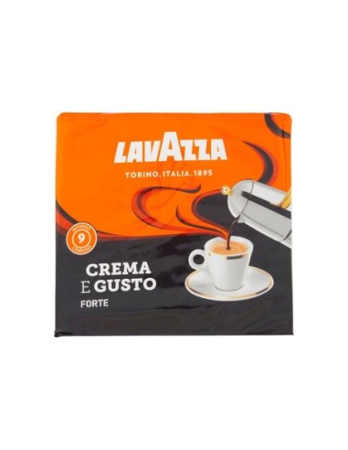 Lavazza Café Moulu Crema e Gusto Forte - 2 x 250 gr - Livraison gratuite en EUROPE et au Royaume-Uni