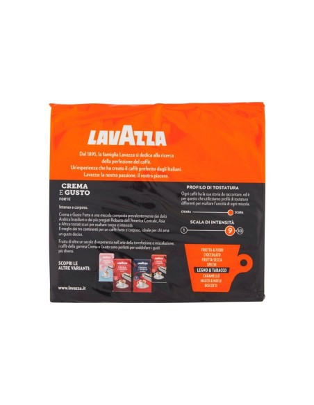 Lavazza Café Moulu Crema e Gusto Forte - 2 x 250 gr - Livraison gratuite en EUROPE et au Royaume-Uni