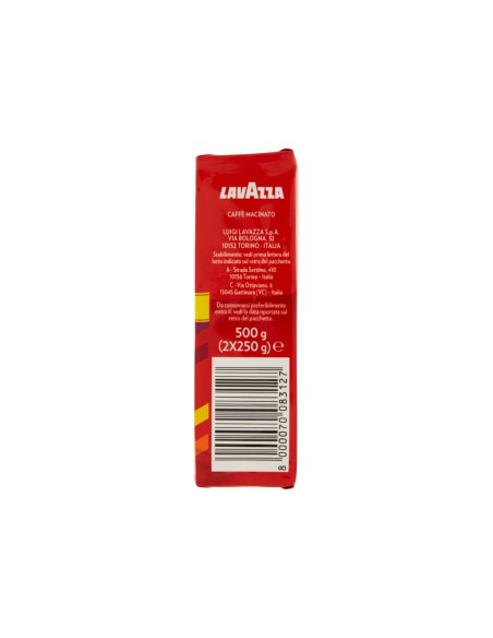 Lavazza Café Moulu Suerte - 2 x 250 gr - Livraison gratuite en EUROPE et au Royaume-Uni
