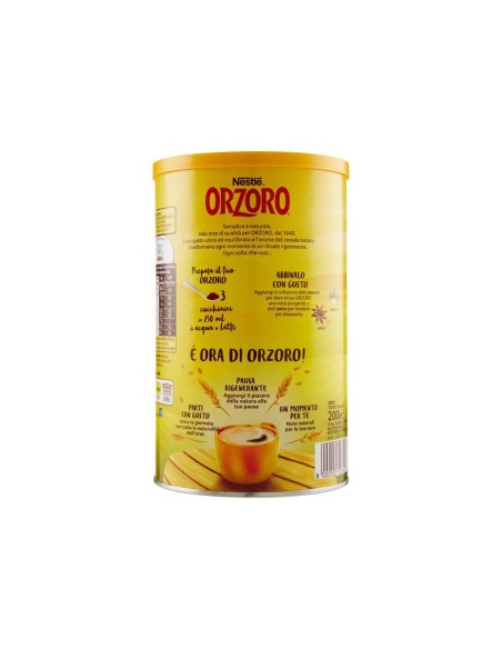 Nestle Orzoro Solubile - 200 gr - Spedizione gratuita consegnata in EUROPA e UK