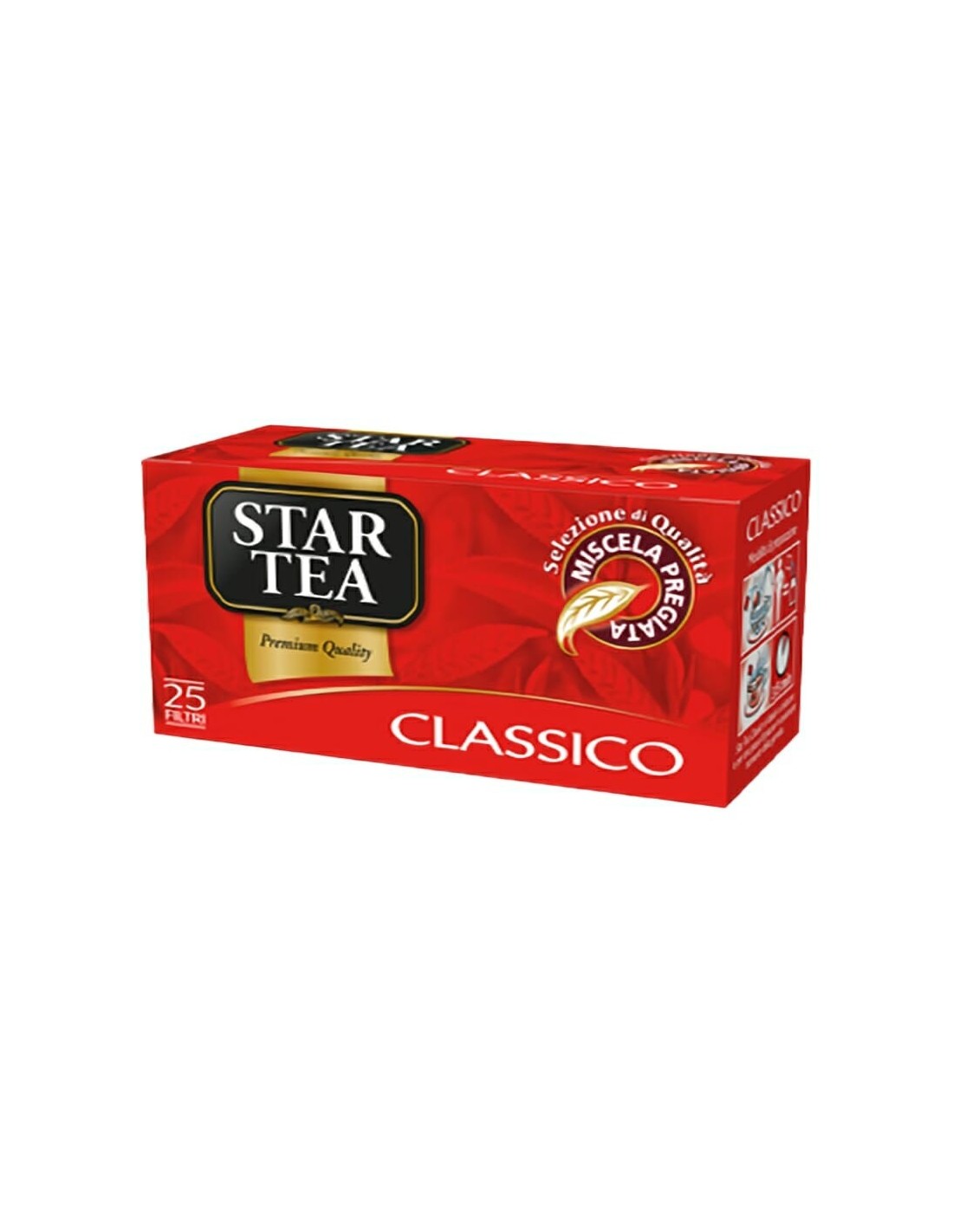 Menu Star Tea Star Tea Classic - 25 Filters - Free shipping delivered to EUROPE and UK