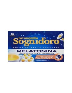 Sogni d'Oro Camomilla con Melatonina solubile - 16 pz