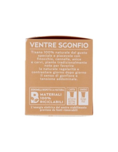 Bonomelli Flat Belly Herbal Tea - 16 Filters - Free shipping delivered to EUROPE and UK