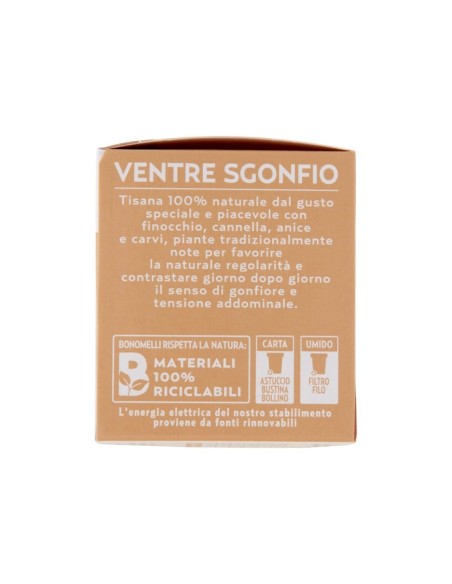 Bonomelli Flat Belly Herbal Tea - 16 Filters - Free shipping delivered to EUROPE and UK