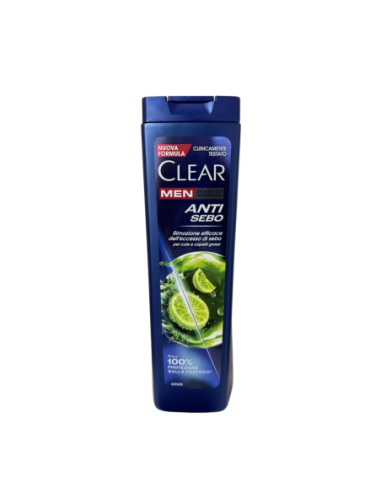 Clear Men Action 2-in-1 Anti-Schuppen Shampoo – 6 X 225 Ml, Für Alle Haartypen, Mit Pflegewirkstoffen