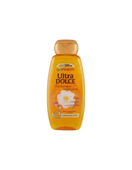Garnier Ultra Dolce Shampoo Olio d'Argan e Camelia - 250 ml - Spedizione gratuita consegnata in EUROPA e UK