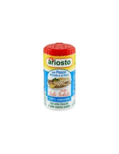 Ariosto Insaporitore per Pesce con Sale Iodato 100% Naturale - 80 gr