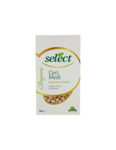 Select Ceci Medi Secchi - 400 gr - Spedizione gratuita consegnata in EUROPA e UK