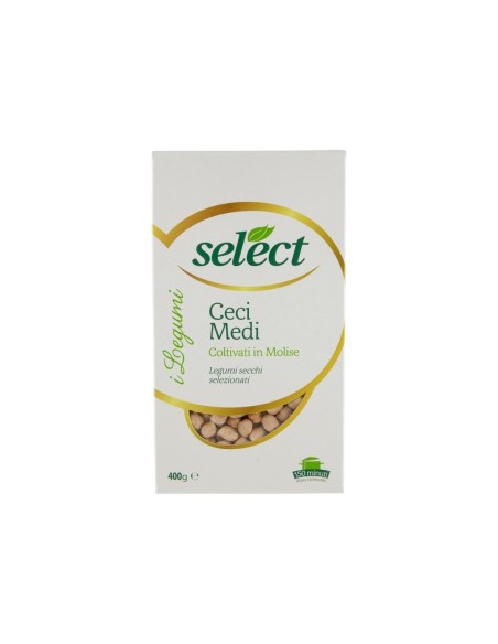 Select Ceci Medi Secchi - 400 gr - Spedizione gratuita consegnata in EUROPA e UK