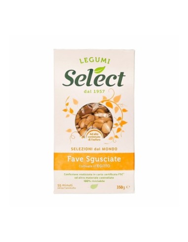 Select Fèves Décortiquées Séchées - 350 gr - Livraison gratuite en EUROPE et au Royaume-Uni