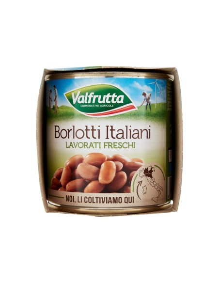 Valfrutta Haricots Borlotti Italiens - 3 x 400 gr - Livraison gratuite en EUROPE et au Royaume-Uni