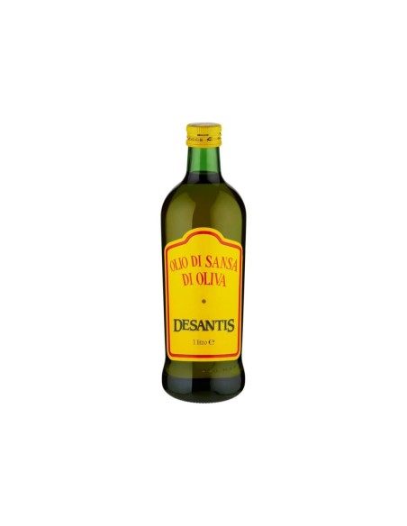 De Santis Olio di Sansa di Oliva - 1 L - Spedizione gratuita consegnata in EUROPA e UK