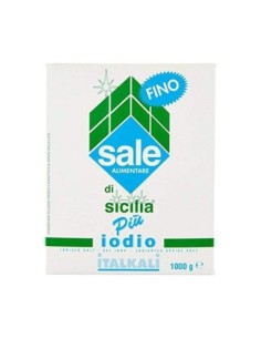 Sicilia Jodium Fijn Zout - 1 Kg