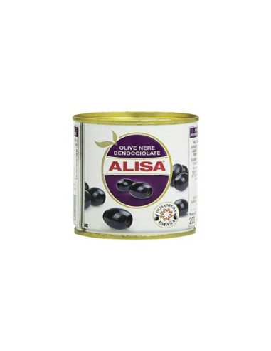 Alisa Olive Nere Denocciolate - 280 gr - Free shipping delivered to EUROPE and UK