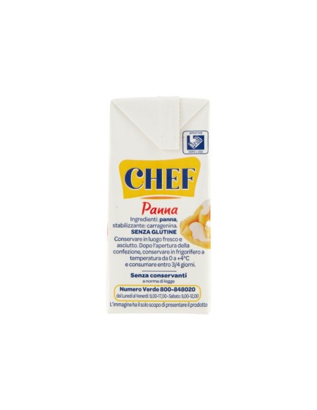 Parmalat Panna Chef UHT - 200 ml - Free shipping delivered to EUROPE and UK
