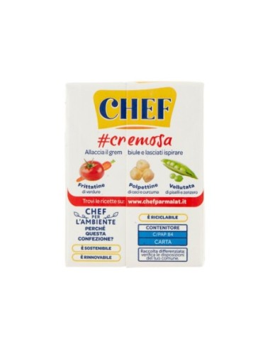 Parmalat Panna Chef UHT - 200 ml - Free shipping delivered to EUROPE and UK