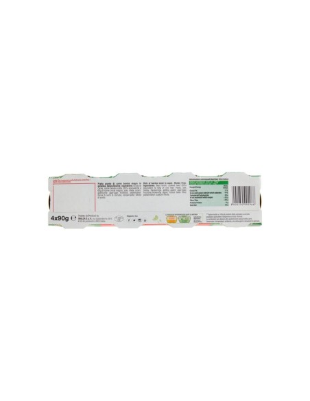 Montana Carne in Gelatina 100% Ita - 4 x 90 gr - Kostenloser Versand nach Europa und Großbritannien