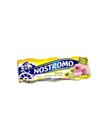 Nostromo Tonijn in Olijfolie - 3 x 70 gr - Gratis verzending naar Europa en Groot-Brittannië