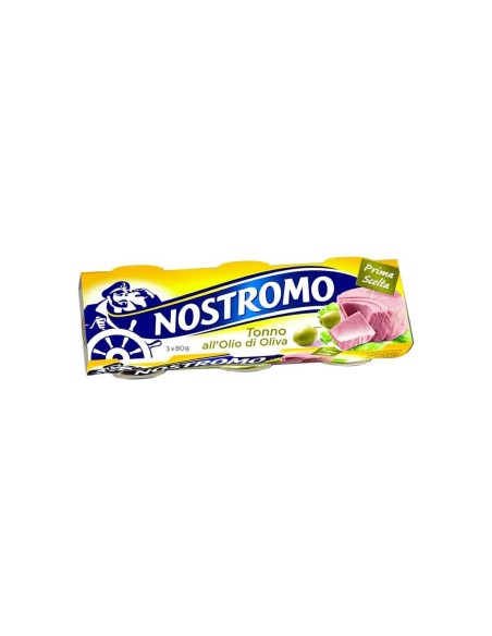 Nostromo Tonijn in Olijfolie - 3 x 70 gr - Gratis verzending naar Europa en Groot-Brittannië