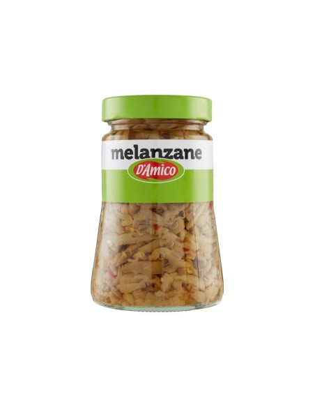 D'Amico Aubergine Filets in Olie - 450 gr - Gratis verzending naar Europa en Groot-Brittannië