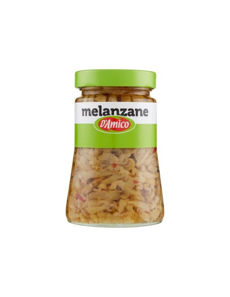 D'Amico Aubergine Filets in Olie - 450 gr - Gratis verzending naar Europa en Groot-Brittannië