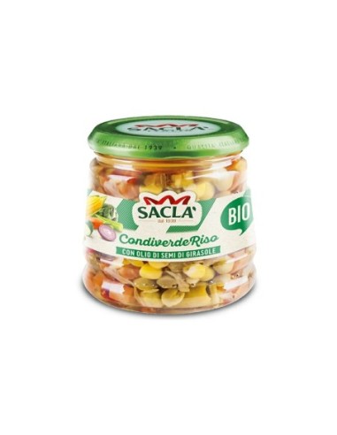 Sacla Condiverde Bio - 290 gr - Spedizione gratuita consegnata in EUROPA e UK