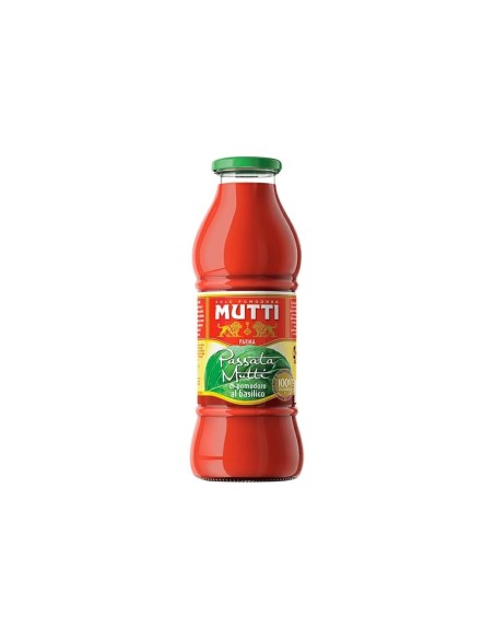 Mutti Passata di Pomodoro Con Basilico - 700 gr - Spedizione gratuita consegnata in EUROPA e UK