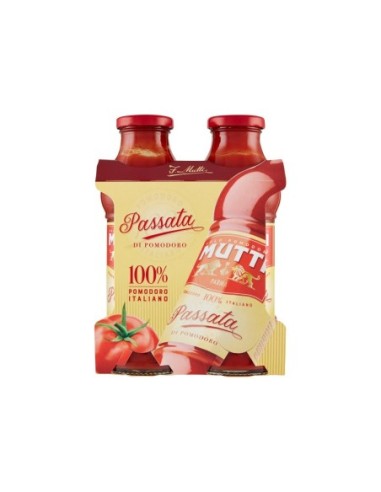 Mutti Tomato Puree - 2 x 400 gr - Free shipping delivered to EUROPE and UK