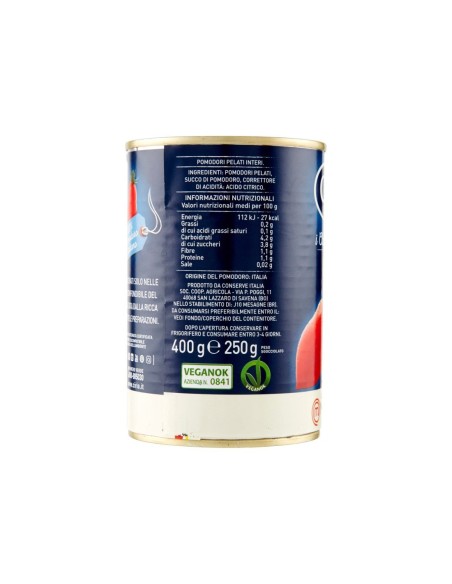 Cirio Pomodori Pelati - 400 gr - Spedizione gratuita consegnata in EUROPA e UK
