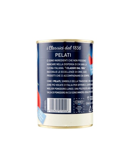 Cirio Pomodori Pelati - 400 gr - Spedizione gratuita consegnata in EUROPA e UK