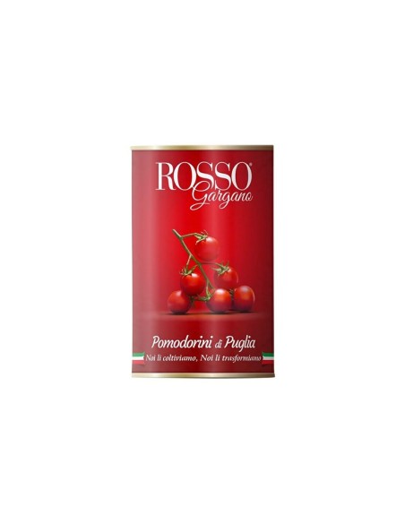 Rosso Gargano Pomodorini di Puglia - 400 gr - Spedizione gratuita consegnata in EUROPA e UK