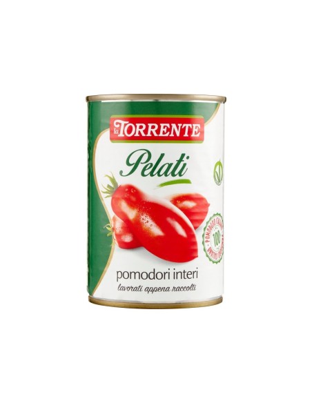 Torrente Whole Peeled Tomatoes - 400 gr - Free shipping delivered to EUROPE and UK