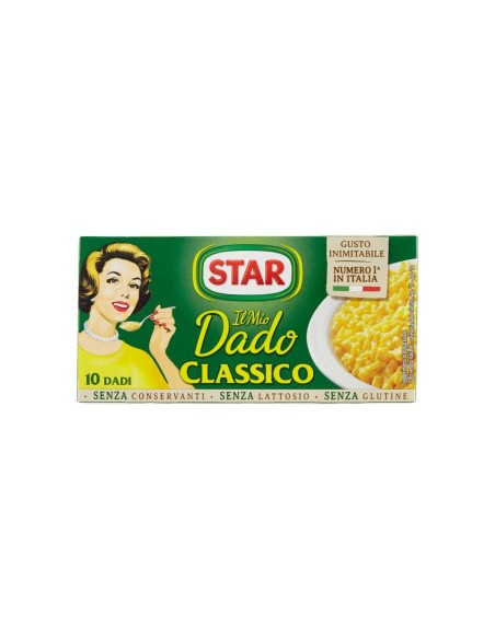 Star Il Mio Dado Classique 10 cubes - 100 gr - Livraison gratuite en EUROPE et au Royaume-Uni