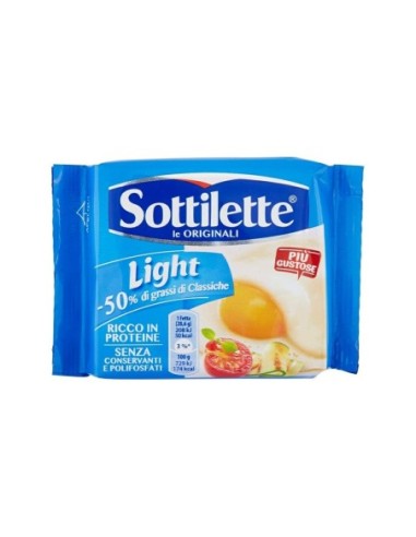 Kraft Sottilette Light Sliced Cheese - 200 gr - Free shipping delivered to EUROPE and UK