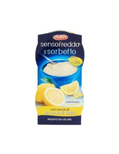 Sensofreddo Sorbet Citron de Sicile - 2x100ml - Livraison gratuite en EUROPE et au Royaume-Uni
