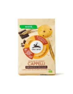 Alce Nero Frollini di Grano Cappelli con Gocce di Cioccolato Bio - 250 gr