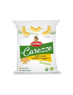 Curtiriso Carezze Snack di Mais Bio - 30 gr